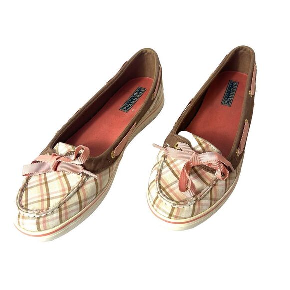Sperry Shoes - Sperry Top-Sider Comfort Casual Slip On Flats Womens Sz 9 Multicolor Canvas Shoe